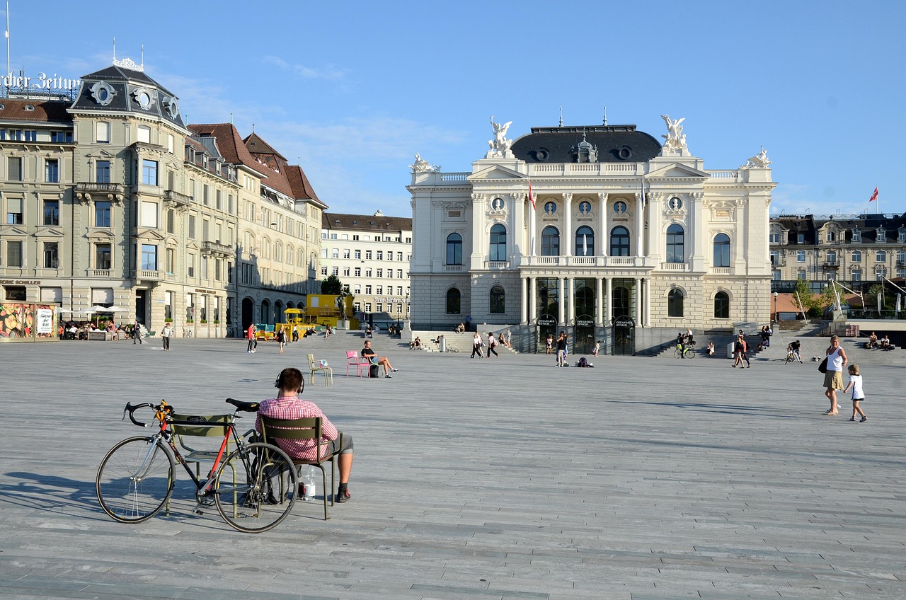 Zurich cityscape showing accessible infrastructure